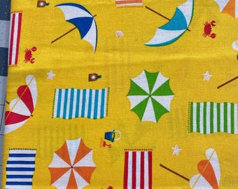 Beach Umbrella Pet Bandana | Colorful Beach Towel Pet Bandana | Coastal Pet Scarf | Ummer Yellow Pet Bandana | Crap  Pet Bandana
