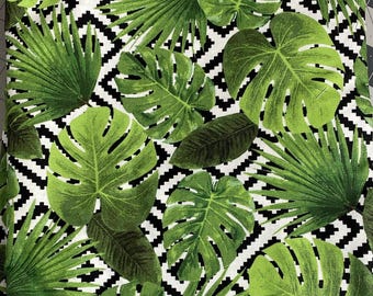 Tropical Monstera Pet Bandana |Monstera Leaf Pet Bandana |Tropical Leaf Pet Bandana |Island Vibes Pet Bandana