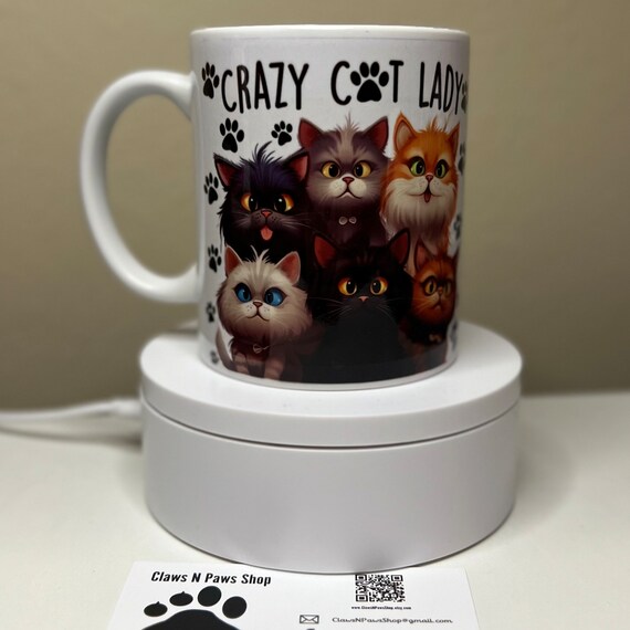 Crazy Cat Cup Espresso / tazza a forma d gatto caffè - Etsy tala