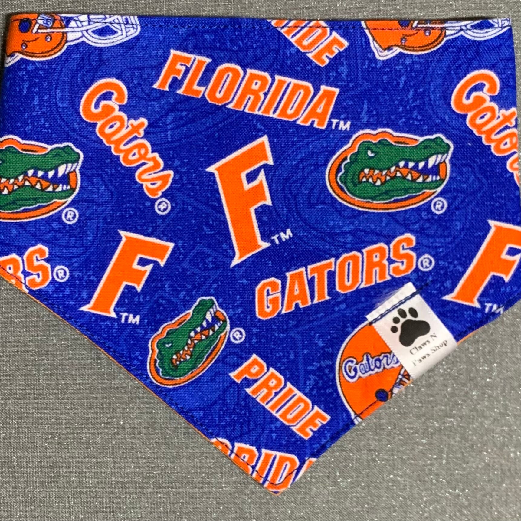 University of Florida Pet Bandana UF Pet Neckwear Go Gators Etsy