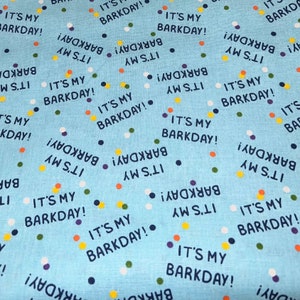 Bandana pour animal de compagnie C'est mon barkday on bleu, colliers joyeux anniversaire pour chien, bandana pawty pour chien, Pañuelo cumpleano perro
