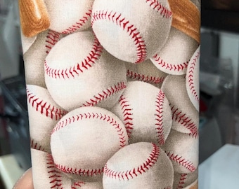 Baseball Pet Bandana, Baseball Print Dog or Cat Bandana, Sports Pet Accessory