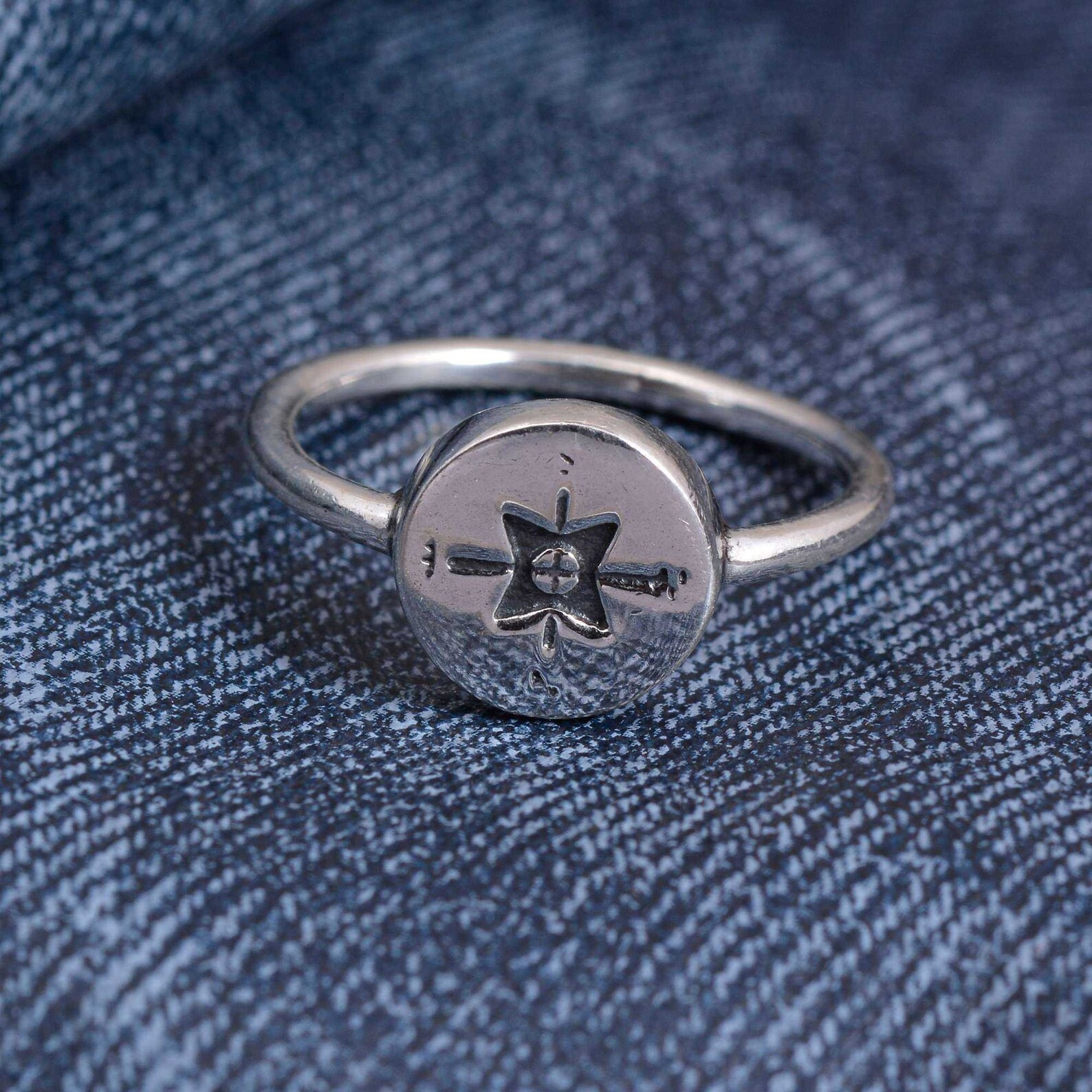 Anxiety Rings Silverplated Rings Adjustable Size 7/8/9 Etsy UK