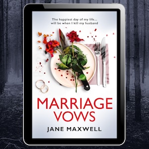 Psychological thriller premade book cover for authors