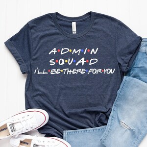 Personalisiertes T-Shirt, Büro Squad Shirt, Squad T-Shirt, Büro Assistent Geschenk, Büro Squad Shirt, passendes Personal Shirt