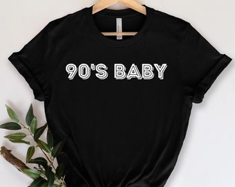 90's Baby T-Shirt, Vintage 90's Birthday Shirt, Cute 90's Baby T-Shirt, Vintage Birthday T-Shirt, Thirty AF T-Shirt, 90's Birthday Gift