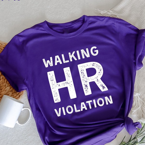 Walking HR Violation T-Shirt, Coworker Shirt, Office Staff, Gifts for Office, Office Gifts, Office Crew Shirt, Gift For New Office