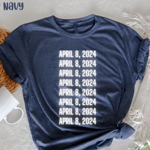 Totale Sonnenfinsternis, Frühling 04. 08. 2024, Sonnenfinsternis Souvenir, Sonnenfinsternis Geschenk, Totalität Phasen T-Shirt, Sonnenfinsternis Mexiko 2024
