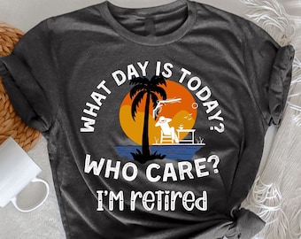 面白い退職Tシャツ：誰が気にするの、私は退職したギフト
