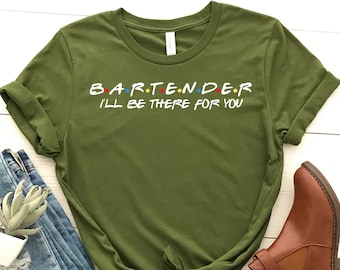Bartender T-Shirt, Funny Bartending T-Shirt, Barmen Tee, Waitress Gift, Barista T-Shirt, Bartender Gift, Barmaid T-Shirt, Drinking T-Shirts
