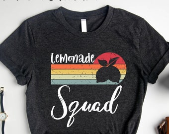 Lemonade Squad, Lemon Squeeze T-Shirt , Gift For Lemon Lovers, Fruit Lover Shirt , Lemonade Shirt , Summer Drinking Tee, Drinking Gift