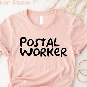 Camiseta do trabalhador postal, camiseta do carteiro, eu estarei lá para você, camisa dos correios, camiseta do serviço postal, camiseta do transportador de correio
