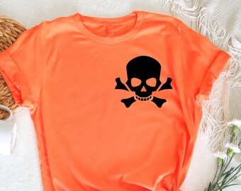 スカルシャツ、面白いスカル、ハロウィンコスチューム、ハロウィンTシャツ、ハロウィンギフト、スカルシャツ、スケルトントップ、ハロウィンスケルトン、皮肉な内側