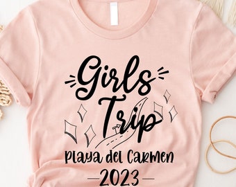 Playa del Carmen Girls Trip, 2023 Students, Mexico Summer , Mexico Vacation T-Shirt, Playa del Carmen Vacation, Sister Playa del Carmen