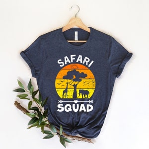 Safari Squad T-Shirt, Safari Trip T-Shirt, Wild Life Lover Tees, African Safari T-Shirts, Zoo Shirt, Vacation Shirts, Wild Animal Lover Tee image 2