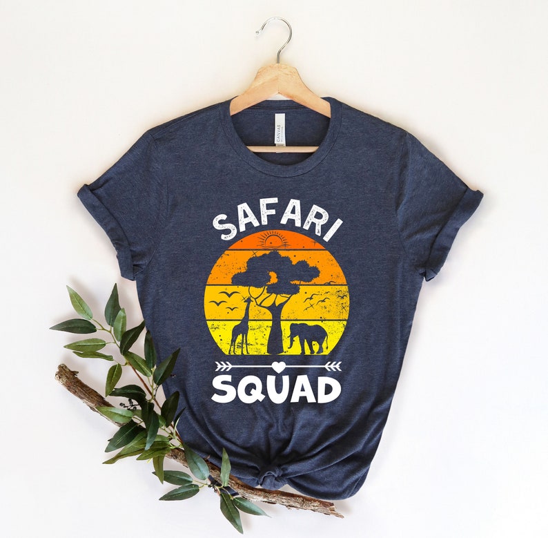 Safari Squad T-Shirt, Safari Trip T-Shirt, Wild Life Lover Tees, African Safari T-Shirts, Zoo Shirt, Vacation Shirts, Wild Animal Lover Tee image 2