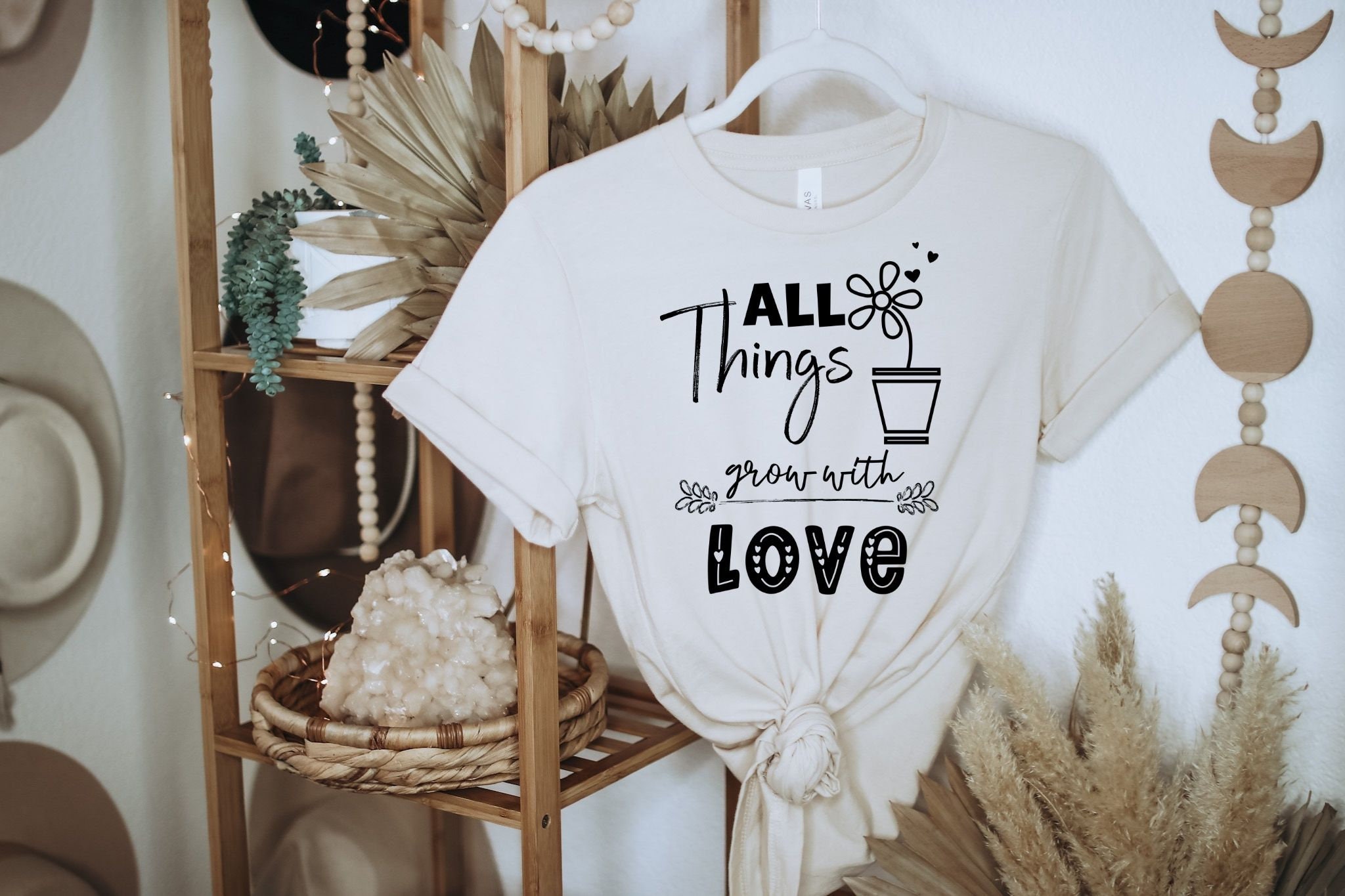 【Paragraph】24SS★ no.036 LOVE GARDENING T SHIRT whitwam-organics-unisex-