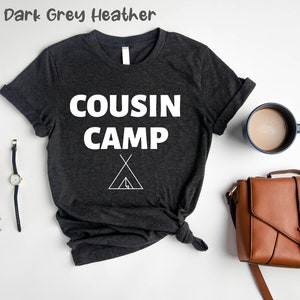 Cousin Camp T-Shirt, Camping T-Shirt, Matching Family Cousin Shirts, Summer Cousin Shirts, Adventure Shirt, Travel Shirt, Vacation Shirt