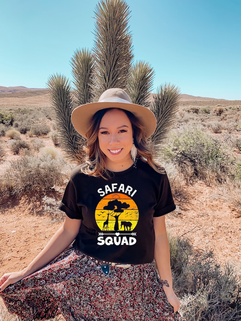 Safari Squad T-Shirt, Safari Trip T-Shirt, Wild Life Lover Tees, African Safari T-Shirts, Zoo Shirt, Vacation Shirts, Wild Animal Lover Tee image 3