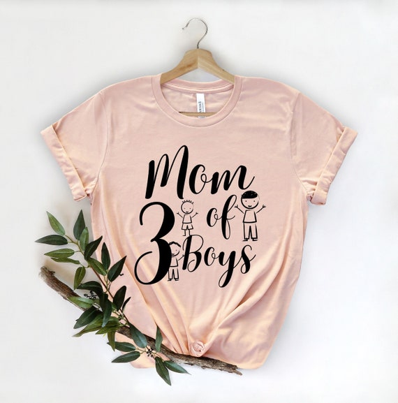 Outnumbered Mom Of Boys Shirt For Mothers Outnumbered Mom Of Boys Shirt For Mothers