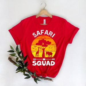 Safari Squad T-Shirt, Safari Trip T-Shirt, Wild Life Lover Tees, African Safari T-Shirts, Zoo Shirt, Vacation Shirts, Wild Animal Lover Tee image 6