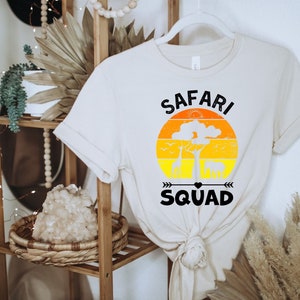 Safari Squad T-Shirt, Safari Trip T-Shirt, Wild Life Lover Tees, African Safari T-Shirts, Zoo Shirt, Vacation Shirts, Wild Animal Lover Tee image 4