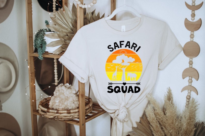 Safari Squad T-Shirt, Safari Trip T-Shirt, Wild Life Lover Tees, African Safari T-Shirts, Zoo Shirt, Vacation Shirts, Wild Animal Lover Tee image 4