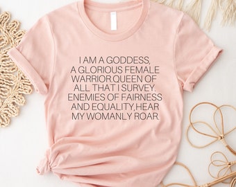 Starke Frauen Shirt, starke Frauen T-Shirt, weibliches Power Shirt, Frauen März Shirt, inspirierendes Shirt, feministisches Shirt, Frauen Ermächtigung