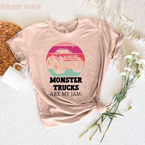 Monster Truck Are My Jam T-Shirt, For Monster Truck Lovers, Monster Truck Outfit, Funny Monster Truck Shirt, Monster Truck Gift, image 4
