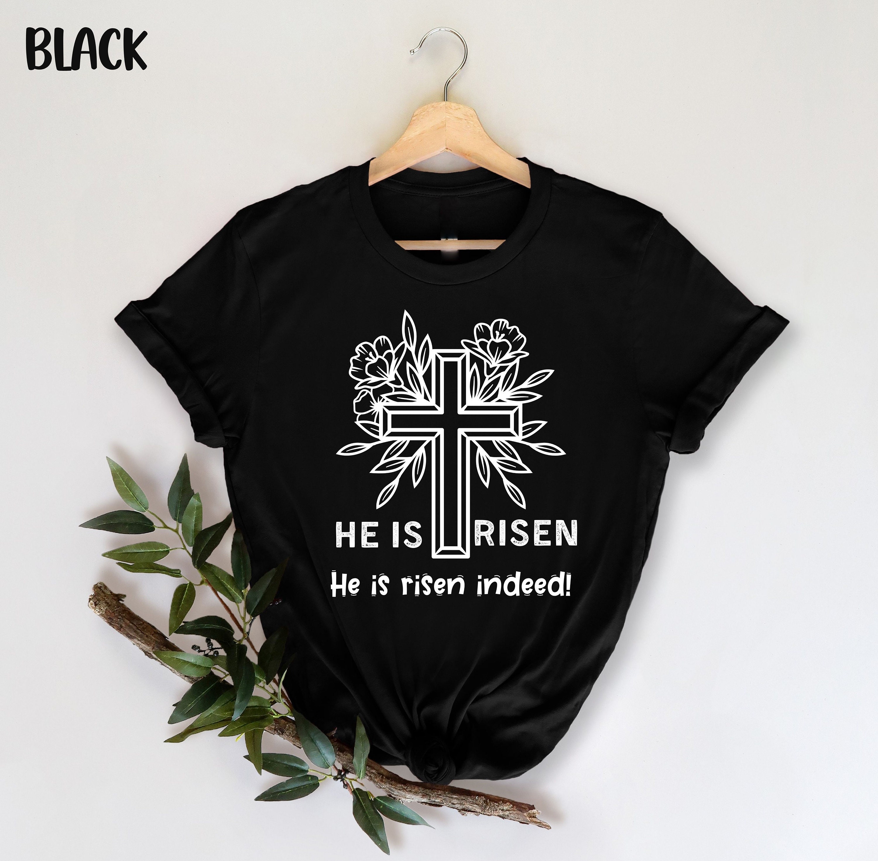 He Is Risen Indeed Bleached Tee He Is Risen Indeed Bleached Tee