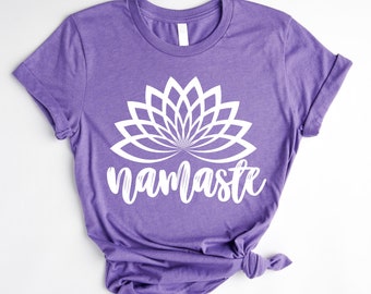 Namaste shirts, grappige yoga shirt, training shirt, meditatie shirt, outdoor shirts, yoga shirt geschenken, cadeau voor haar, yoga cadeau