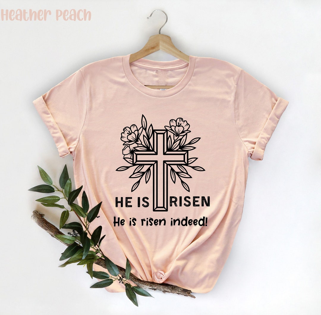 He Is Risen Indeed Bleached Tee He Is Risen Indeed Bleached Tee