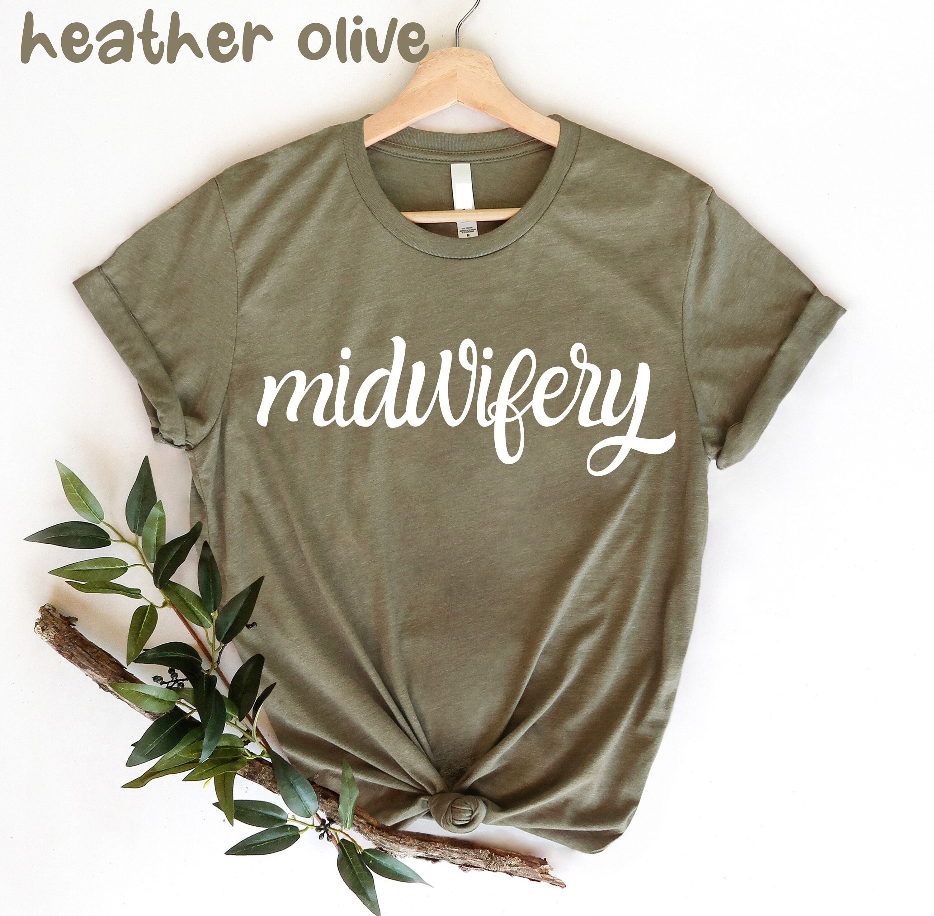 Midwifery Shirt, Retro Midwife Sweatshirt, Cute Appreciation, Doula Shirt, Gifts for Midwives, Midwife Tees, Midwife Clinic Matching Shirts,