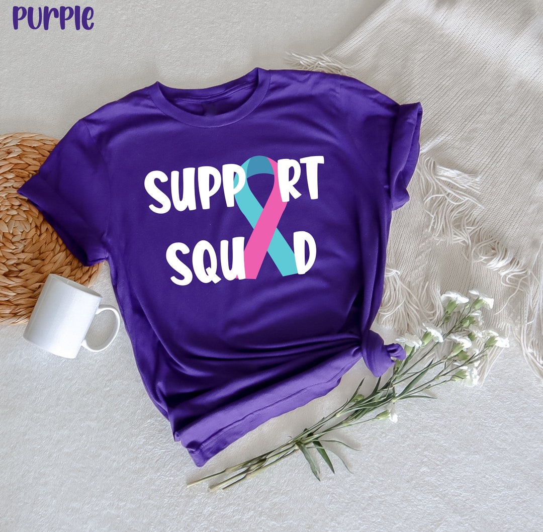 Thyroid Cancer Awareness Shirt: Support Squad Tee