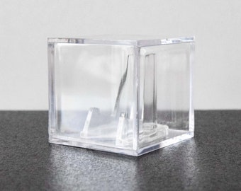 Transparent Championship Ring Display Acrylic Box (with 1 Ring Stand)