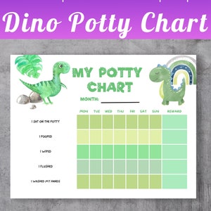 Potty Training Chart Printable, Potty Training Chart Boy, Reward Chart for Toddler, Toddler Potty Chart, Toilet Training Chart