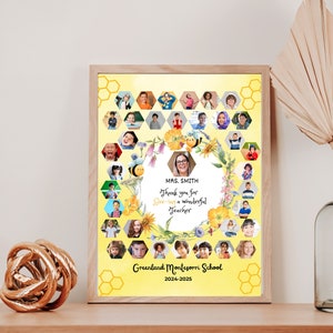 Waarderingscadeaus voor leraren, gepersonaliseerd bedankcadeau leraar van studenten, cadeau leraar van klas, cadeau leraar eindejaar van klas