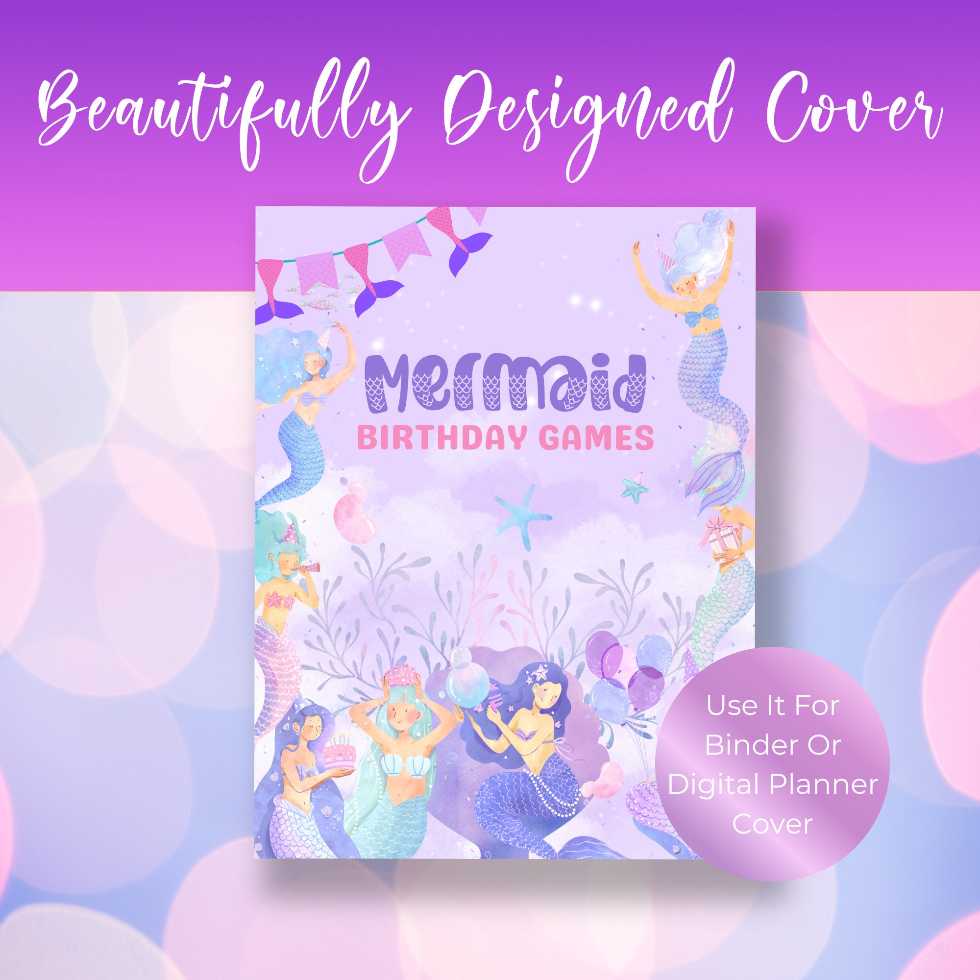 Mermaid Games Bundle Mermaid Birthday Games Mermaid Party Games Mermaid