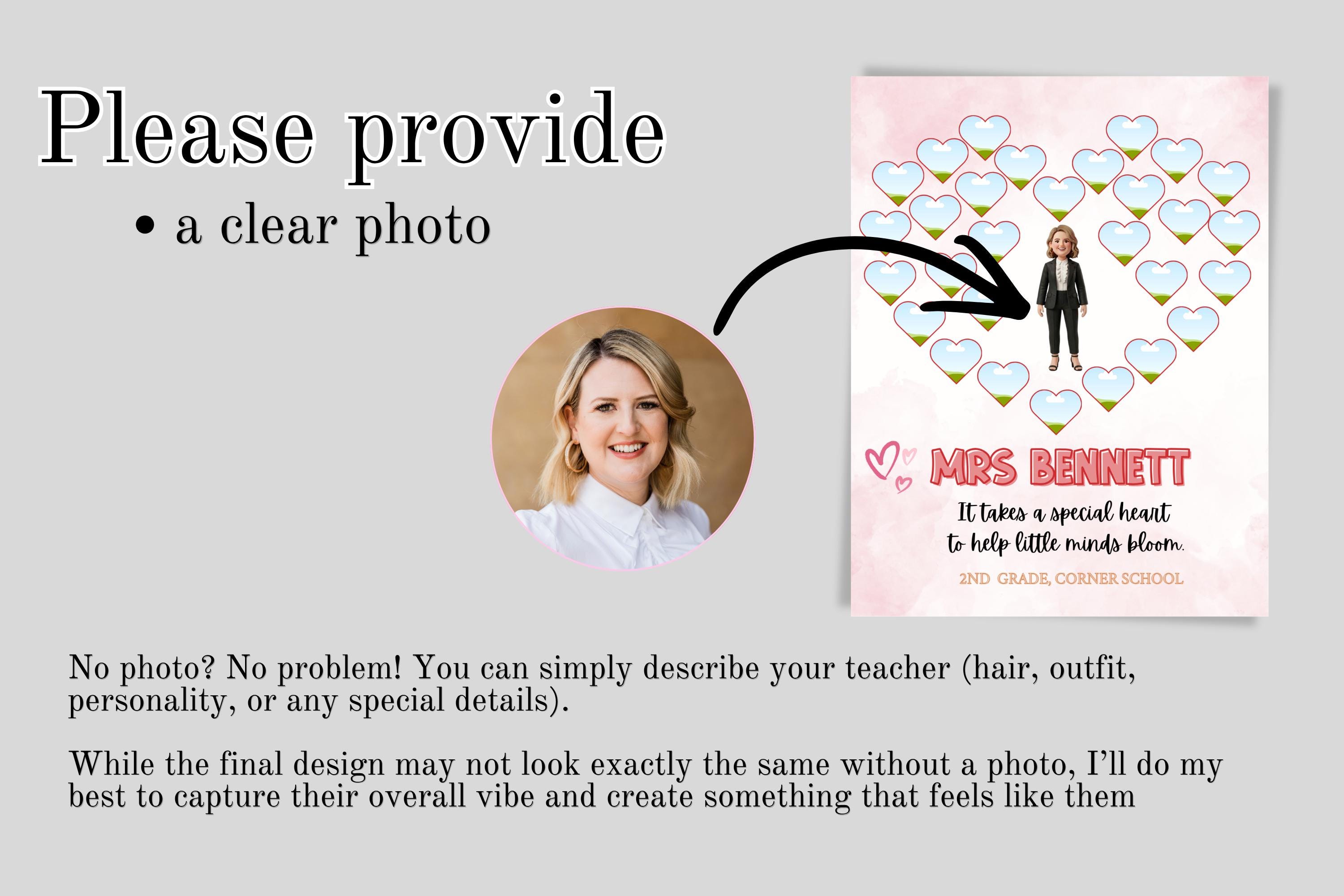Custom Teacher Appreciation Gift, Personalized End of Year Teacher Gift ...