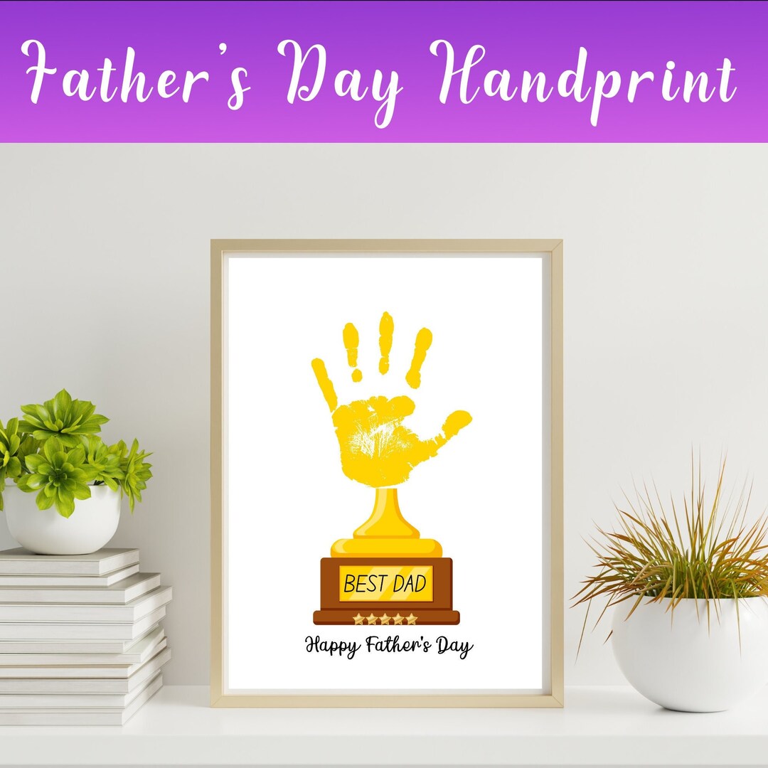 Fathers Day Handprint Craft Fathers Day Handprint Art Fathers Day Craft