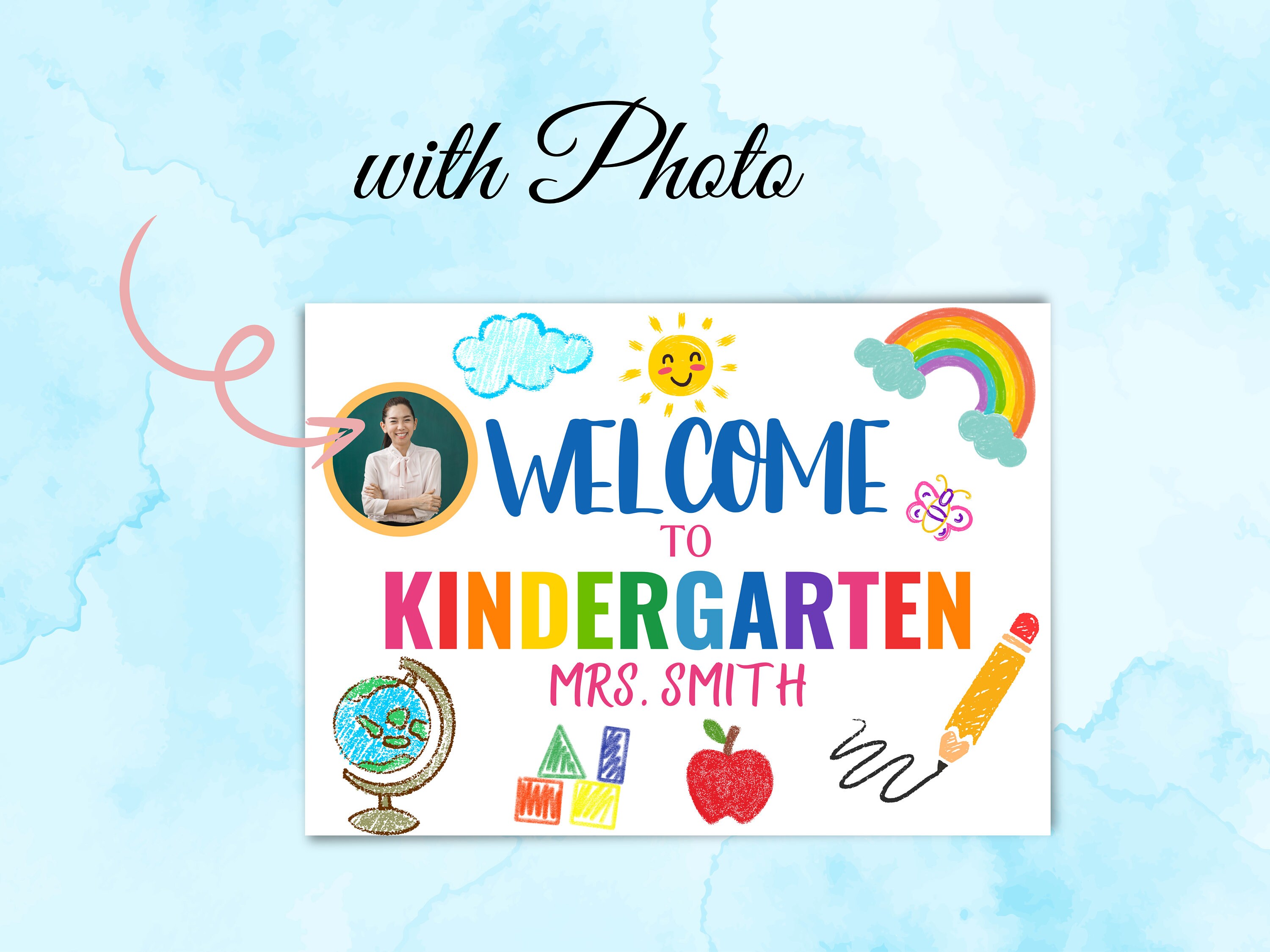 Teacher Welcome Back to School for Students Customized Photograph of ...