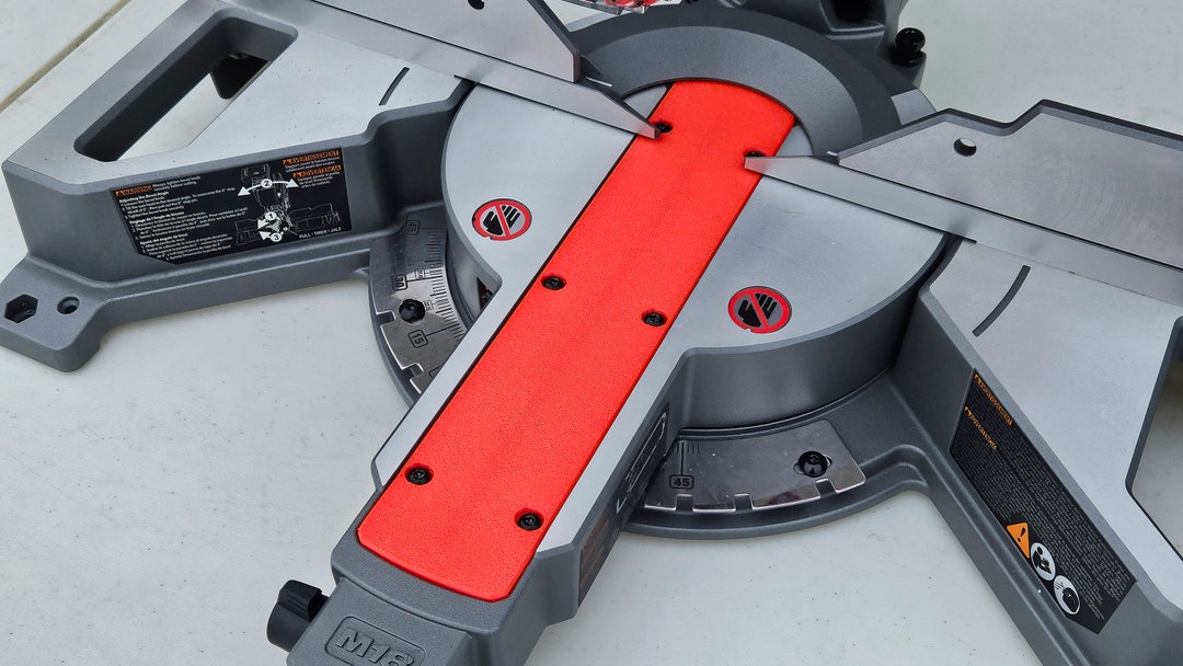Milwaukee 7 1/4 Miter Saw Zero Clearance Insert Plate Etsy