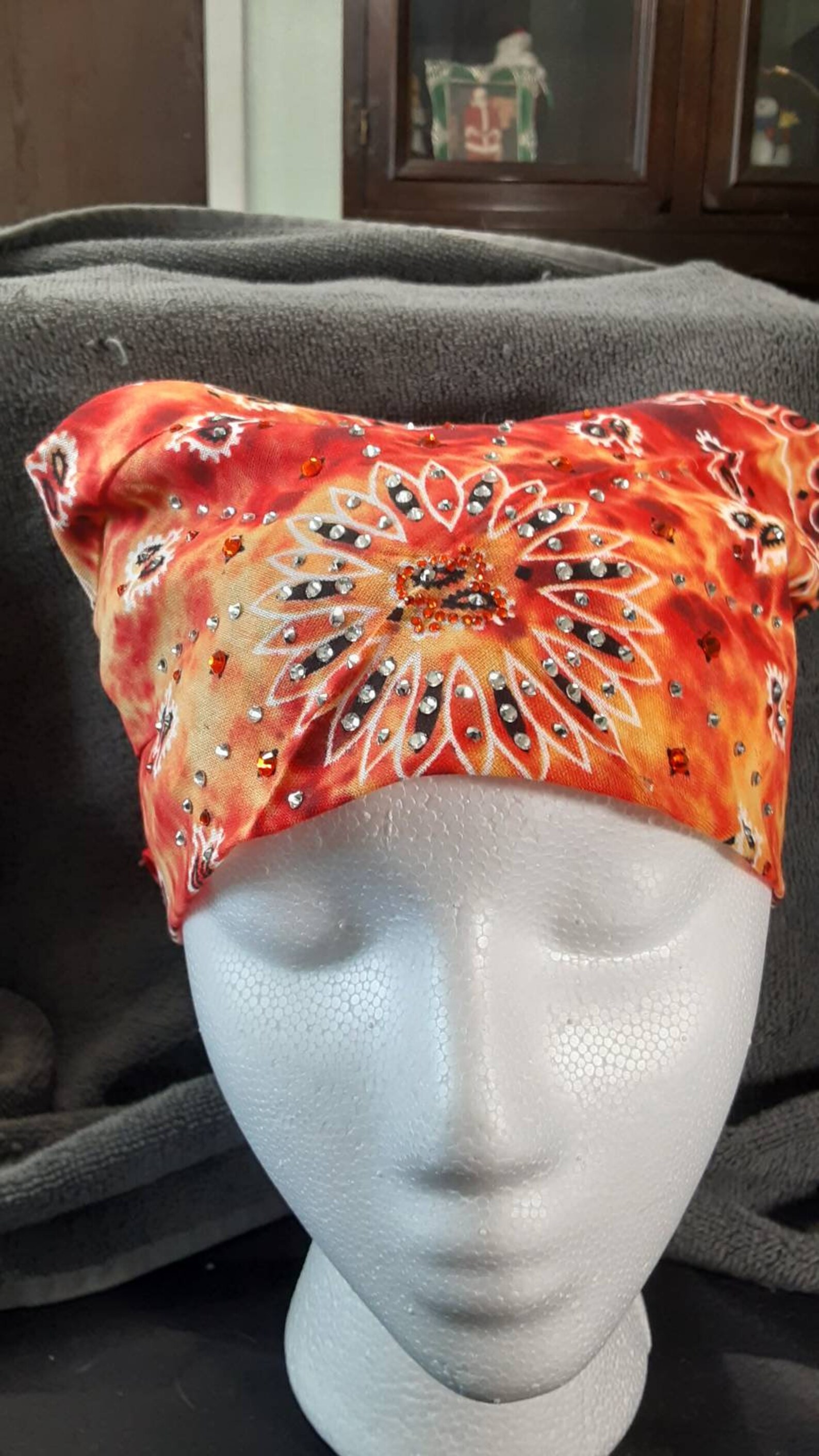 Rhinestone bandana Etsy