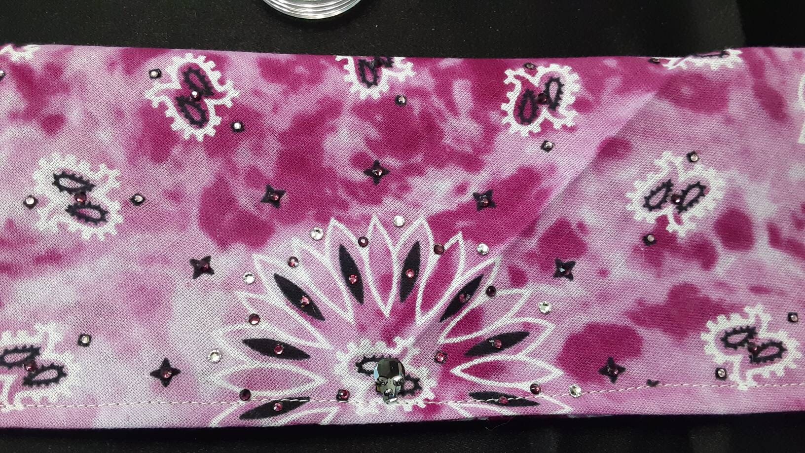 Rhinestone bandana Etsy