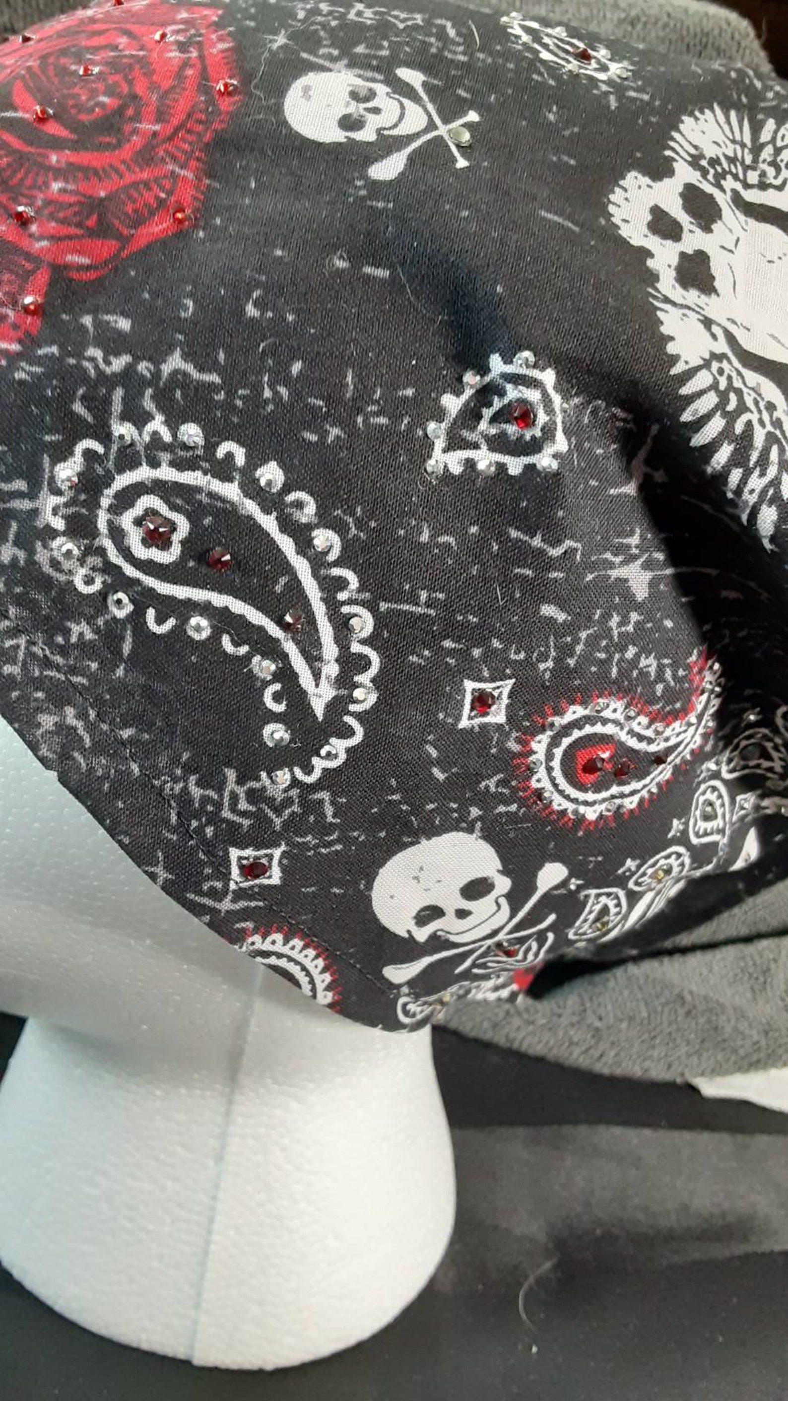 Rhinestone bandana Etsy