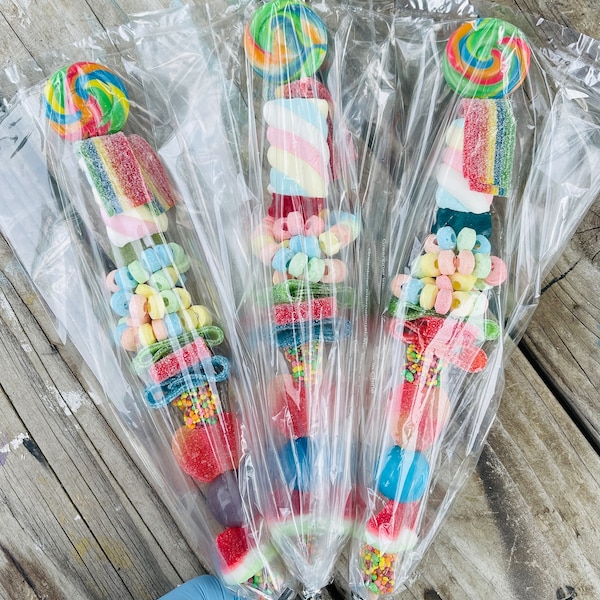 XL candy kabobs party favors dessert table centerpiece