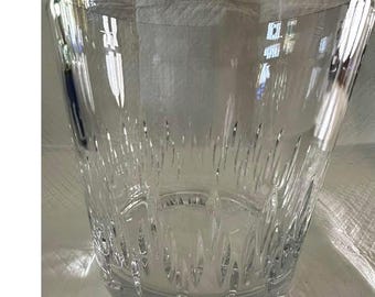 Cubitera o cubitera de champán Vera Wang Wedgwood Crystal Duchesse (nueva)