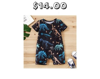 Toddler Color Dino Fossil Romper