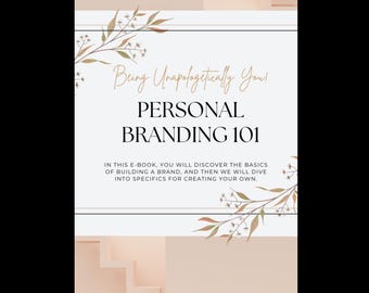 Personal Branding 101, How to build your Personal Brand, Content Creator, Social Media, Entrepreneurship, Passive Income Stream, Printable