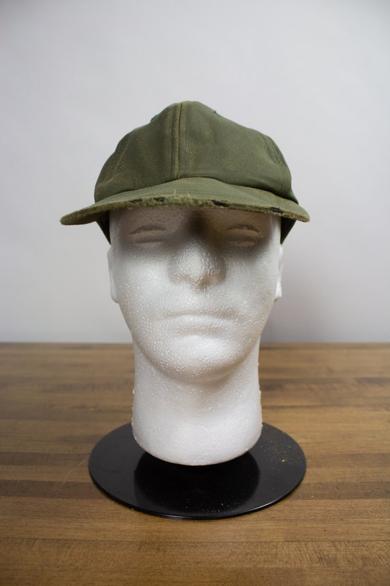 Vintage Olive Green Cap